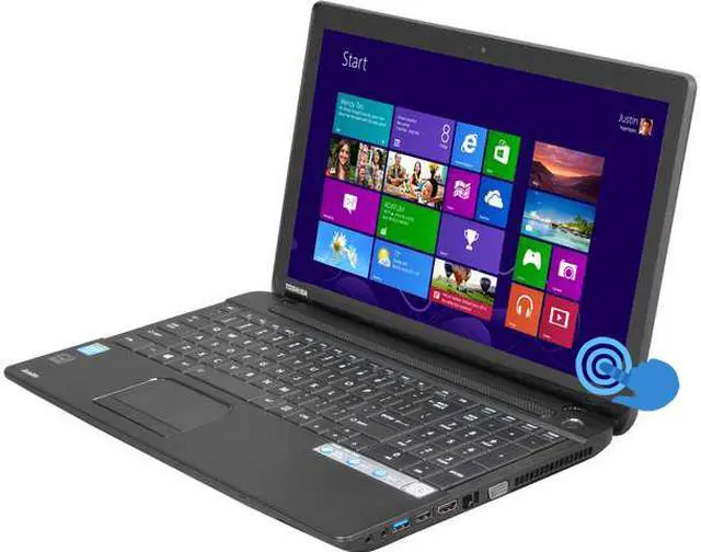 Main image of TOSHIBA Laptop Intel Celeron 1005M 4GB Memory 500GB HDD Intel HD Graphics 15.6" Touch Screen Windows 8 C55T-A5222