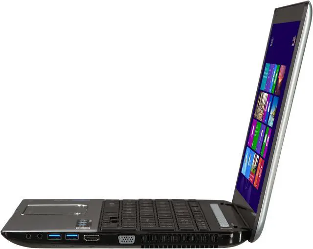 Alt view image 2 of 8 - TOSHIBA Laptop Intel Core i7-4700MQ 16GB Memory 1TB HDD Intel HD Graphics 4600 15.6" Touch Screen Windows 8 S55t-A5237