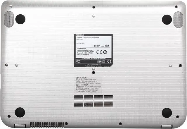 Alt view image 7 of 8 - TOSHIBA CB35-A3120 Chromebook Intel Celeron 2955U (1.40GHz) 2GB Memory 16GB SSD 13.3" Chrome OS