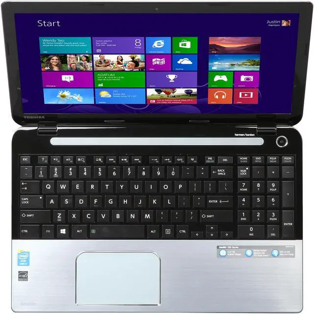 Alt view image 6 of 8 - TOSHIBA Laptop Intel Core i7-4700MQ 8GB Memory 1TB HDD Intel HD Graphics 4600 15.6" Windows 8.1 S55-A5154