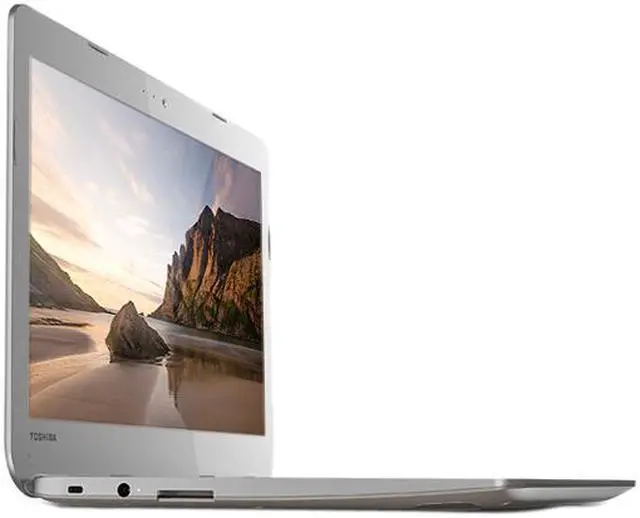 Alt view image 2 of 11 - Toshiba CB35-A3120 13.3" Chromebook with Intel Celeron 2955U Dual Core 1.4Ghz CPU, 2GB DDR3L RAM, 16GB SSD, Bluetooth 4.0, HDMI Out, Google Chrome OS