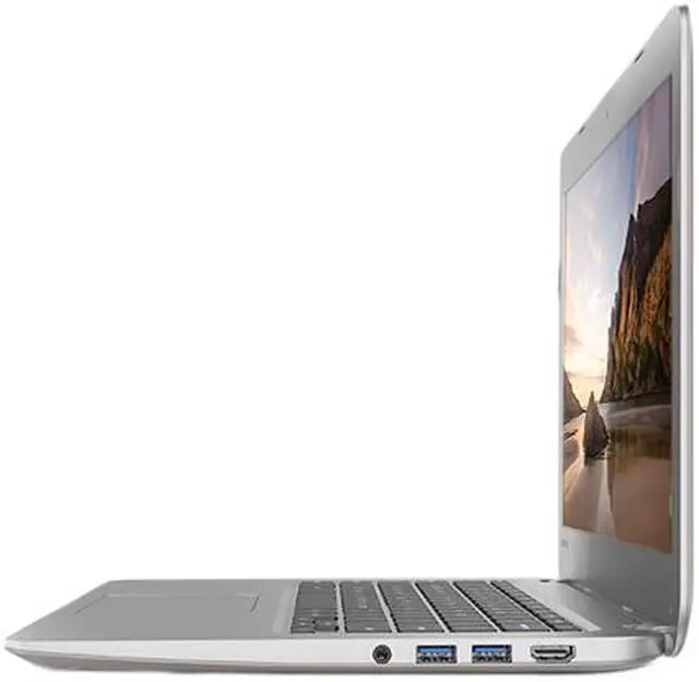 Alt view image 3 of 11 - Toshiba CB35-A3120 13.3" Chromebook with Intel Celeron 2955U Dual Core 1.4Ghz CPU, 2GB DDR3L RAM, 16GB SSD, Bluetooth 4.0, HDMI Out, Google Chrome OS