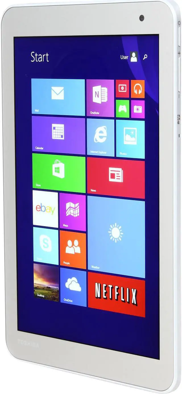 Alt view image 2 of 7 - TOSHIBA Encore 2 Tablet Intel Atom Z3735G 1GB Memory 32GB 8.0" HD Touchscreen Tablet- Windows 8.1 (WT8-B32CN) - Gold