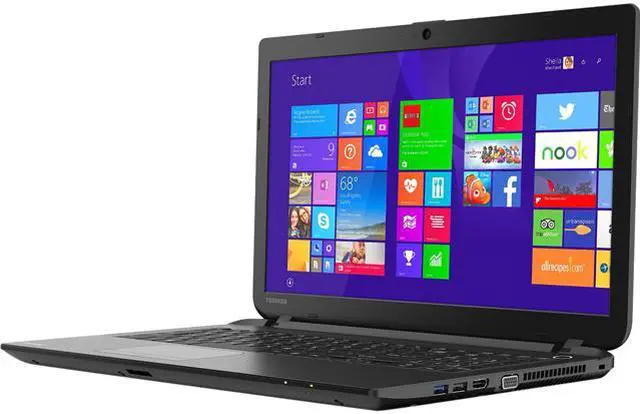 TOSHIBA Laptop AMD A4-6210 4GB Memory 500GB HDD AMD Radeon R3