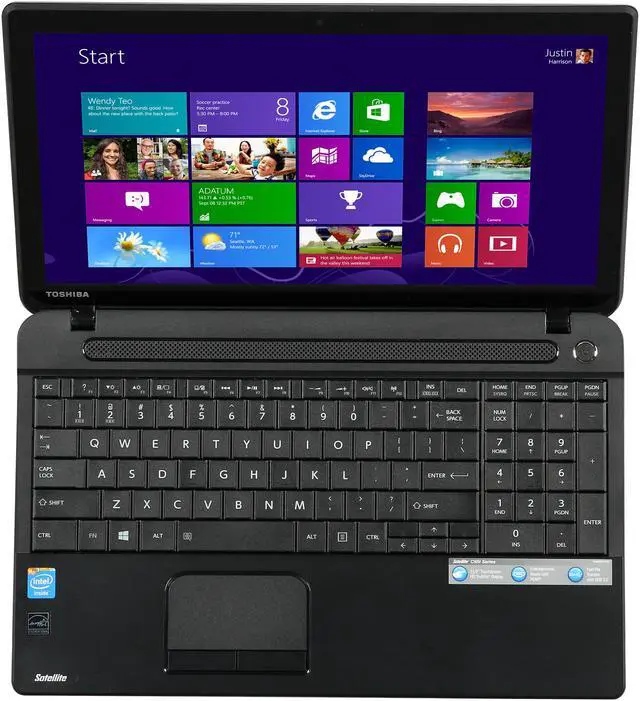 Alt view image 6 of 8 - TOSHIBA Laptop Intel Celeron N2820 4GB Memory 500GB HDD Intel HD Graphics 15.6" Windows 8.1 C55T-A5123
