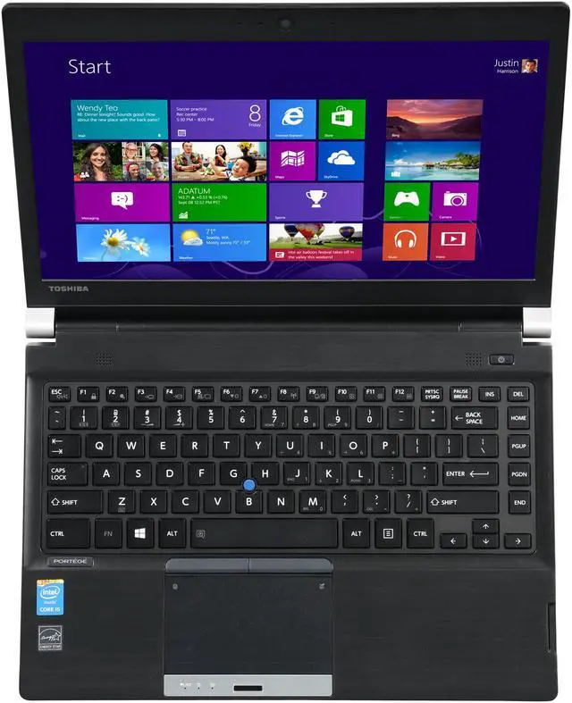 Alt view image 6 of 8 - TOSHIBA Laptop Portege Intel Core i5-4200M 2GB Memory 500GB HDD Intel HD Graphics 4600 13.3" Non-Touch Screen Windows 7 Professional Preinstalled with Windows 8.1 Pro License R30-A