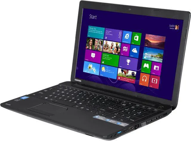 Main image of TOSHIBA Satellite C55-A5180 NotebookIntel Celeron N2820 (2.13GHz) 4GB Memory 500GB HDD DVD±RW/CD-RW Webcam Intel HD Graphics 15.6" Windows 8.1 64-Bit