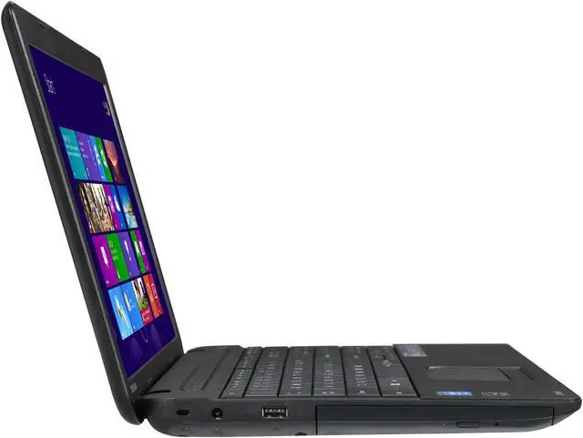 Alt view image 4 of 8 - TOSHIBA Satellite C55-A5180 NotebookIntel Celeron N2820 (2.13GHz) 4GB Memory 500GB HDD DVD±RW/CD-RW Webcam Intel HD Graphics 15.6" Windows 8.1 64-Bit