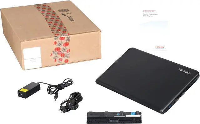 Alt view image 8 of 8 - TOSHIBA Satellite C55-A5180 NotebookIntel Celeron N2820 (2.13GHz) 4GB Memory 500GB HDD DVD±RW/CD-RW Webcam Intel HD Graphics 15.6" Windows 8.1 64-Bit