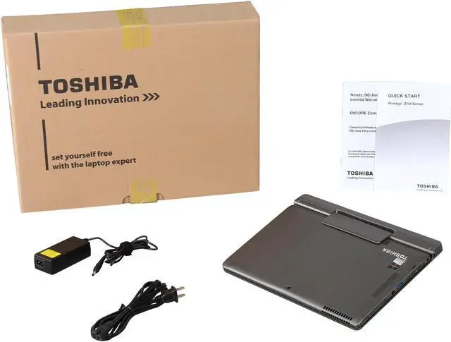Alt view image 12 of 12 - TOSHIBA Portege Intel Core i5-4300Y 4GB Memory 128 GB SSD Intel HD Graphics 4200 11.6" Touch Screen 1920 x 1080 2-in-1 Ultrabook / Tablet Windows 8 Pro 64-Bit Z10T-A2110
