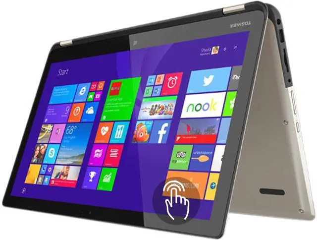 Main image of TOSHIBA Satellite Radius P55W-B5318 Intel Core i7 4510U (2.00GHz) 12GB Memory 256GB SSD 15.6" 360° Rotation Touchscreen Ultrabook Windows 8.1