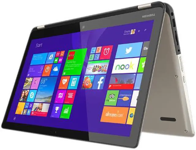 Alt view image 2 of 7 - TOSHIBA Ultrabook Satellite Radius Intel Core i7-4510U 8GB Memory 1TB HDD Intel HD Graphics 4400 15.6" Touch Screen Windows 8.1 P55W-B5224