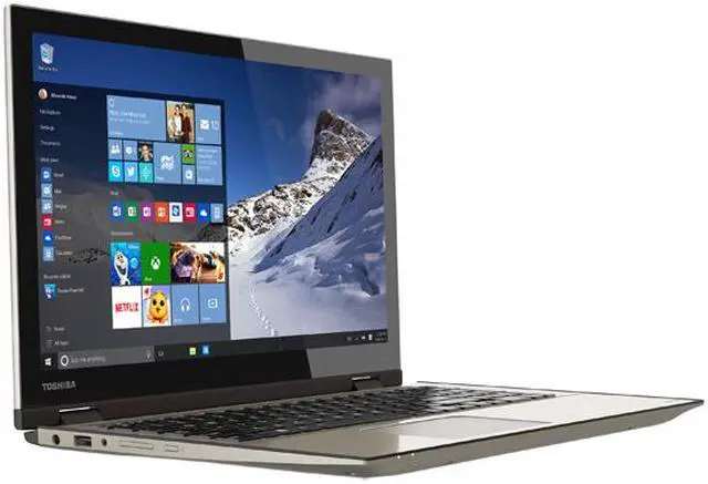 Alt view image 4 of 16 - TOSHIBA Satellite Fusion L55W-C5259 Laptop Intel Core i5-5200U (2.20 GHz) 8 GB Memory 128 GB SSD Intel HD Graphics 5500 Shared memory 15.6" Touchscreen Windows 10 Home 64-Bit