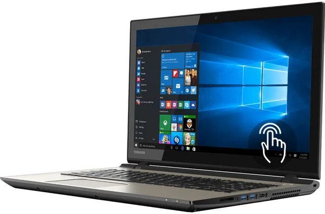 Main image of TOSHIBA Satellite S55T-C5370-4k Gaming Laptop 6th Generation Intel Core i7 6500U (2.50 GHz) 16 GB Memory 1 TB HDD NVIDIA GeForce GTX 950M 4 GB GDDR3 15.6" 4K Touchscreen Windows 10 Home