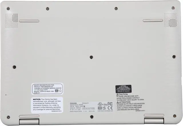 Alt view image 7 of 8 - TOSHIBA Laptop Satellite CL15T-B1204XB Intel Celeron N2840 (2.16 GHz) 2 GB Memory 32 GB eMMC Intel HD Graphics 11.6" Touchscreen Windows 10 Home
