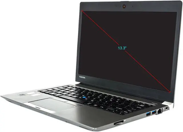 Alt view image 2 of 2 - TOSHIBA Grade A Laptop Portege Intel Core i5-6300U 8GB Memory 256 GB SSD 13.3" Windows 10 Pro Z30-C