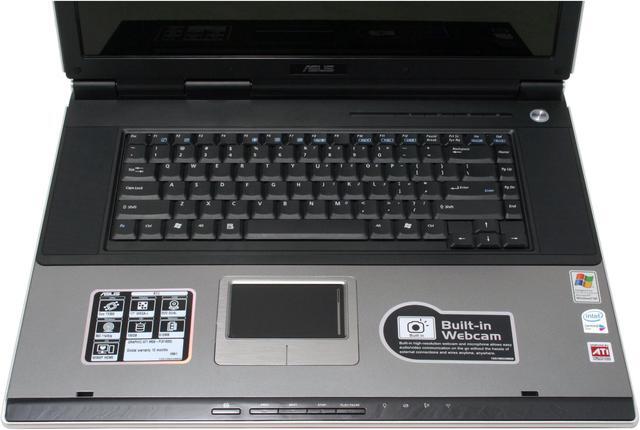 Alt view image 4 of 13 - ASUS Laptop A7 Series Intel Core Duo T2300 512MB Memory 100GB HDD ATI Mobility Radeon X1600 17.0" Windows XP Home A7J--R003H