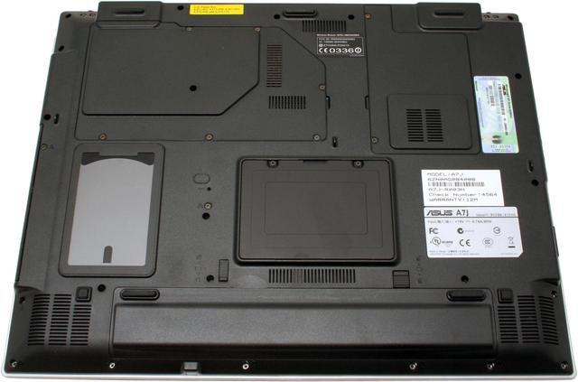 Alt view image 10 of 13 - ASUS Laptop A7 Series Intel Core Duo T2300 512MB Memory 100GB HDD ATI Mobility Radeon X1600 17.0" Windows XP Home A7J--R003H