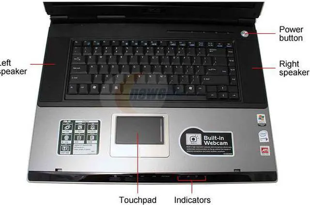 Alt view image 4 of 15 - ASUS A7 Series 17.0" Intel Core Duo T2400 1GB Memory DDR2 667 Windows XP Home 90NG3A811323401L50