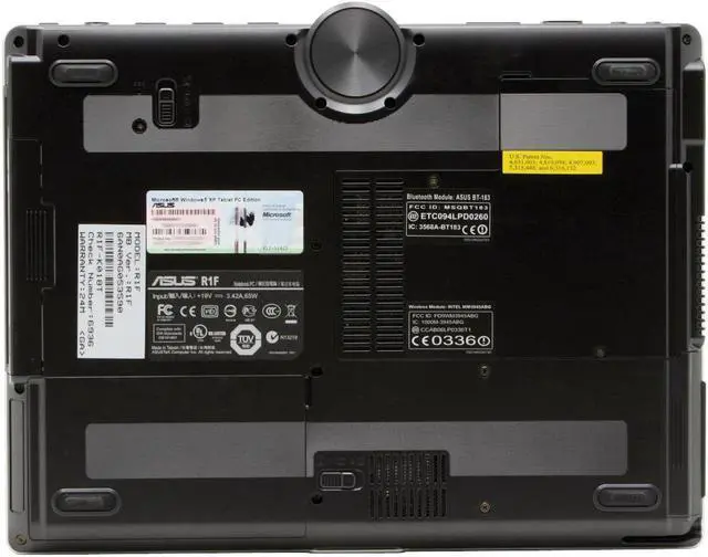 Alt view image 10 of 19 - ASUS R1F-K018T 1GB Memory 13.3" 1280 x 800 Tablet PC Windows XP Tablet PC Edition