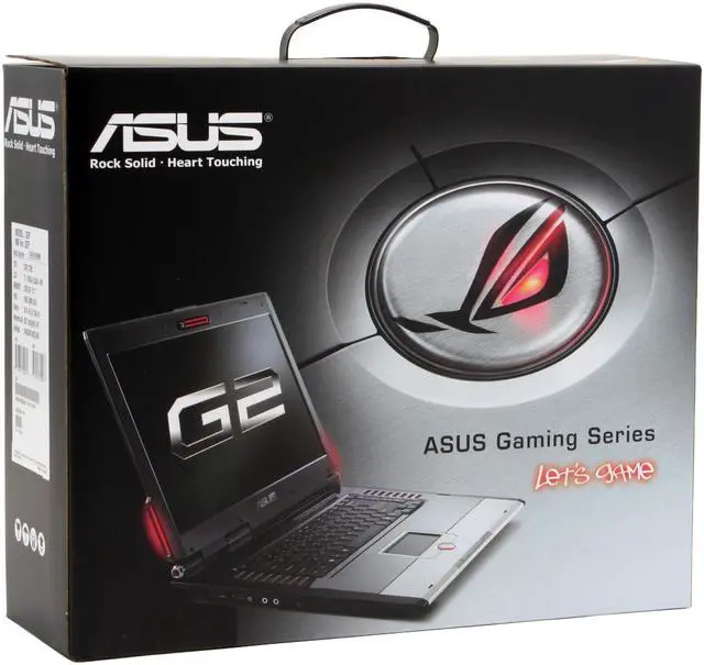Alt view image 20 of 20 - ASUS Laptop G Series Intel Core 2 Duo T7200 2GB Memory 160GB HDD ATI Mobility Radeon X1700 17.1" Windows XP Media Center G2P-7R001M