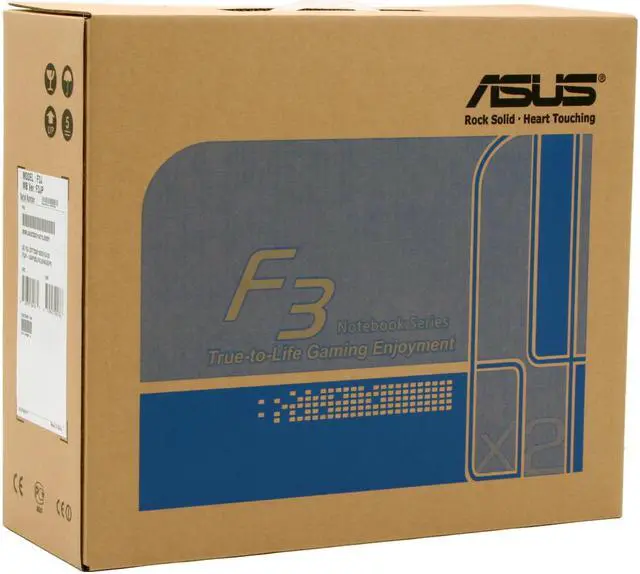 Alt view image 17 of 18 - ASUS Laptop F3 Series Intel Core 2 Duo T7200 1GB Memory 120GB HDD ATI Mobility Radeon X1700 15.4" Windows XP Professional F3JP-AP035P-A