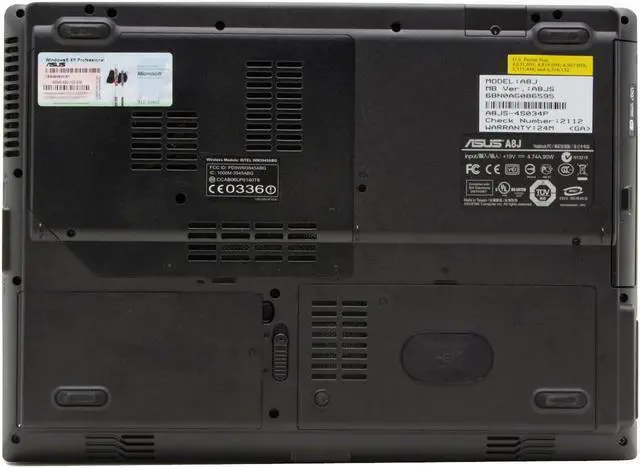 Alt view image 11 of 20 - ASUS A8 Series 14.0" Intel Core 2 Duo T7200 1GB Memory DDR2 667 Windows XP Professional 90NKNA513134321L201T
