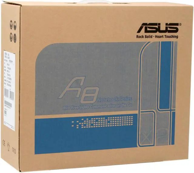 Alt view image 17 of 17 - ASUS Laptop A8 Series Intel Core 2 Duo T5500 1GB Memory 120GB HDD ATI Mobility Radeon X2300 14.0" Windows Vista Home Premium A8JR-4P021C