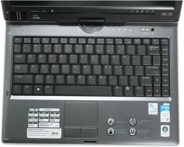 Alt view image 4 of 19 - ASUS R1F-K049E 2GB Memory 13.3" 1280 x 800 Tablet PC Windows Vista Business