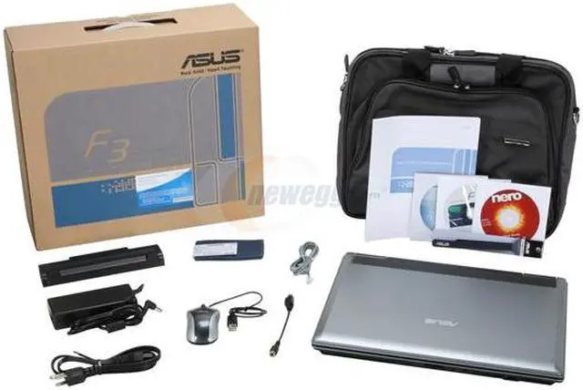 Alt view image 14 of 14 - ASUS Laptop F3 Series Intel Core 2 Duo T7100 1GB Memory 120GB HDD Intel GMA X3100 15.4" Windows Vista Home Premium F3E-A1