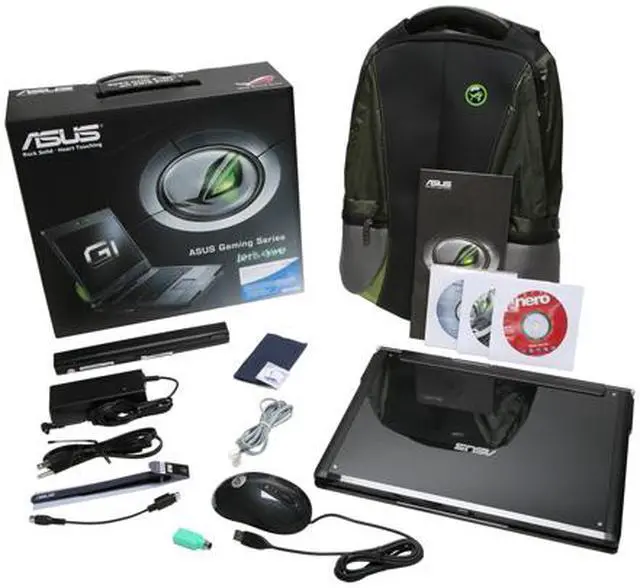 Alt view image 14 of 14 - ASUS Laptop G Series Intel Core 2 Duo T7500 2GB Memory 160GB HDD NVIDIA GeForce 8600M GT 15.4" Windows Vista Home Premium G1S-A1