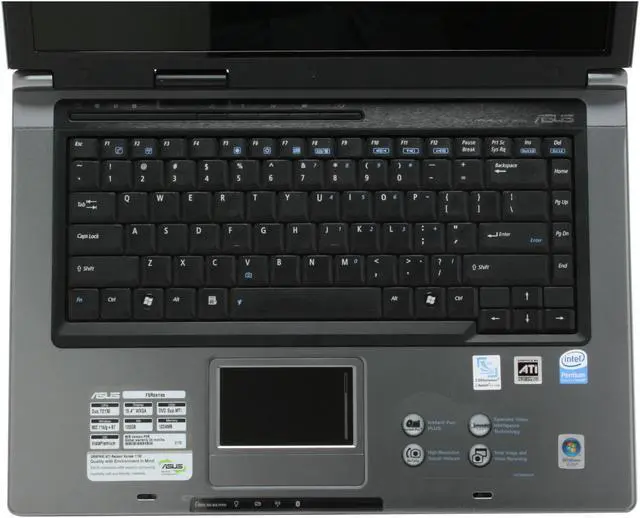 Alt view image 5 of 15 - ASUS Laptop F5 Series Intel Pentium T2130 1GB Memory 120GB HDD ATI Radeon Xpress 200M IGP 15.4" Windows Vista Home Premium F5R-B1