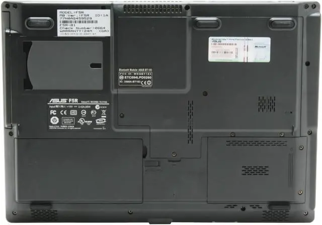 Alt view image 11 of 15 - ASUS Laptop F5 Series Intel Pentium T2130 1GB Memory 120GB HDD ATI Radeon Xpress 200M IGP 15.4" Windows Vista Home Premium F5R-B1