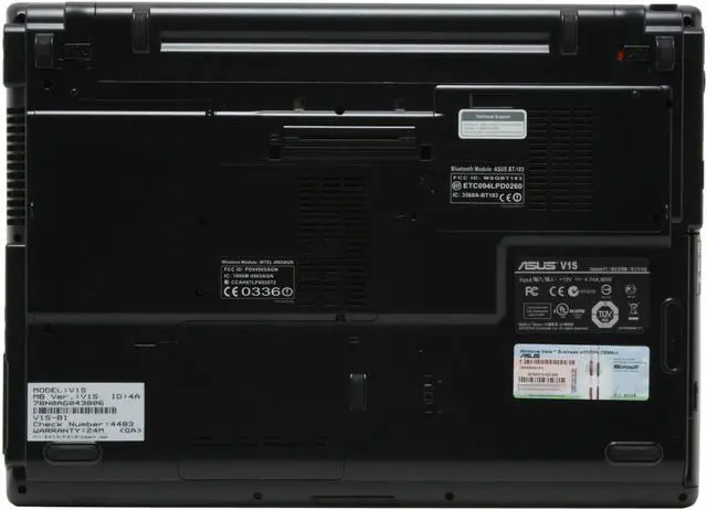 Alt view image 11 of 15 - ASUS V1 Series 15.4" Intel Core 2 Duo T7700 2GB Memory DDR2 667 Windows Vista Business