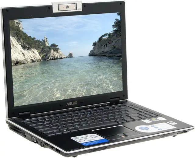 Main image of ASUS Laptop V2 Series Intel Core 2 Duo T7700 2GB Memory 160GB HDD NVIDIA GeForce 8600M GS 14.0" Windows Vista Business V2S-B1