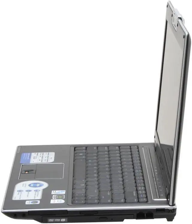 Alt view image 8 of 19 - ASUS Laptop V2 Series Intel Core 2 Duo T7700 2GB Memory 160GB HDD NVIDIA GeForce 8600M GS 14.0" Windows Vista Business V2S-B1