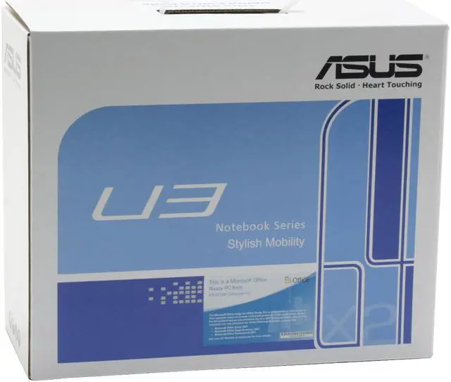 Alt view image 14 of 15 - ASUS Laptop U3 Series Intel Core 2 Duo T7500 1.5GB Memory 160GB HDD NVIDIA GeForce 8400M G 13.3" Windows Vista Business U3S-A1B