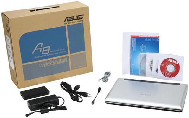 Alt view image 16 of 16 - ASUS Laptop A8 Series Intel Core 2 Duo T7250 2GB Memory 160GB HDD NVIDIA GeForce 8400M G 14.0" Windows Vista Home Premium A8SC-B1