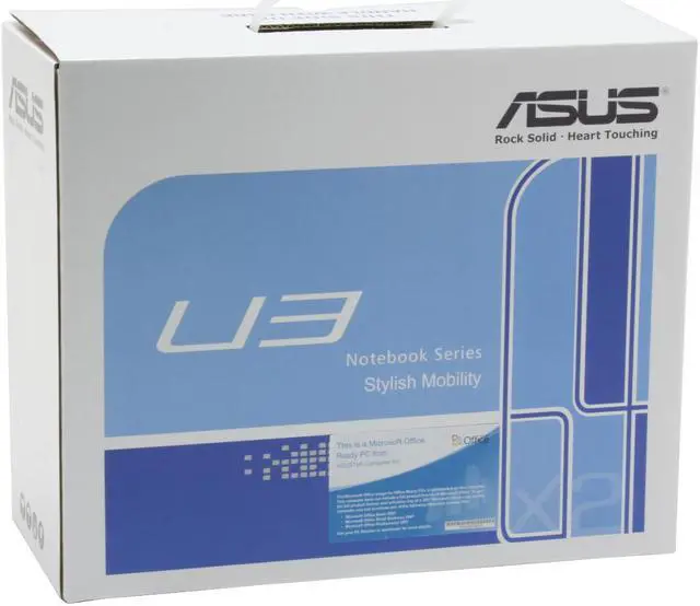 Alt view image 18 of 19 - ASUS Laptop U3 Series Intel Core 2 Duo T7500 1.5GB Memory 160GB HDD NVIDIA GeForce 8400M G 13.3" Windows Vista Business U3S-A1W