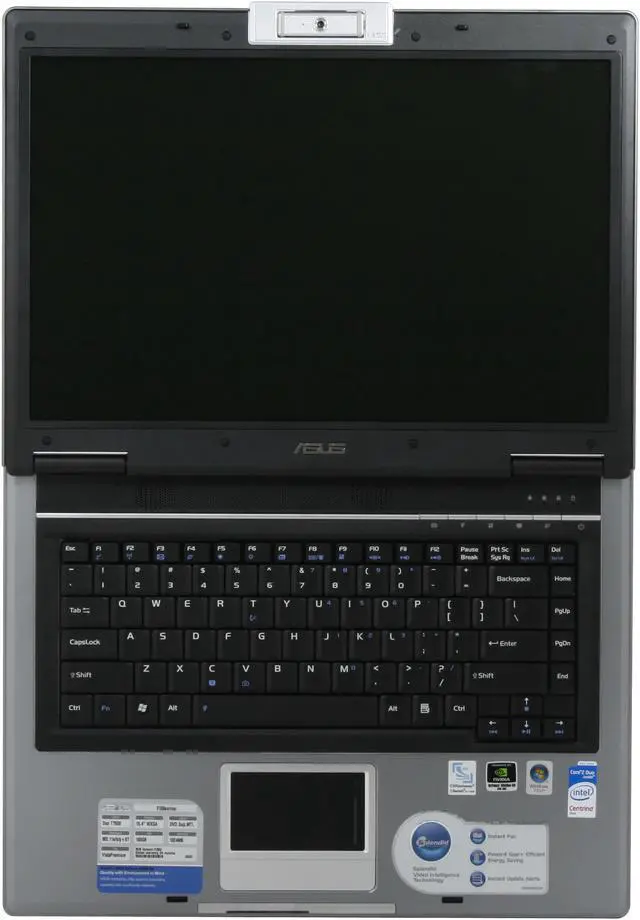 Alt view image 9 of 15 - ASUS Laptop F3 Series Intel Core 2 Duo T7500 1GB Memory 160GB HDD NVIDIA GeForce 8600M GS 15.4" Windows Vista Home Premium F3SV-X4