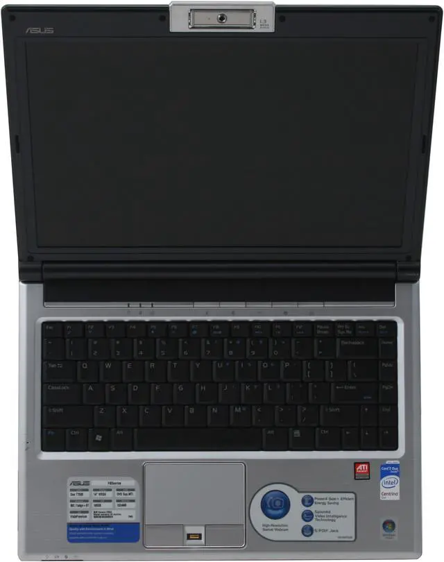 Alt view image 13 of 14 - ASUS Laptop F8 Series Intel Core 2 Duo T7500 1GB Memory 160GB HDD ATI Mobility Radeon HD 2600 14.0" Windows Vista Home Premium F8SA-X2