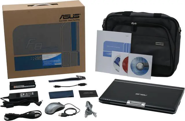 Alt view image 14 of 14 - ASUS Laptop F8 Series Intel Core 2 Duo T7500 1GB Memory 160GB HDD ATI Mobility Radeon HD 2600 14.0" Windows Vista Home Premium F8SA-X2