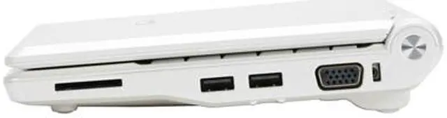 Alt view image 11 of 15 - ASUS Eee PC 4G - Pearl White Intel Celeron M 353 7" 512MB Memory 4GB SSD NetBook