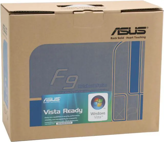 Alt view image 17 of 18 - ASUS Laptop F9 Series Intel Core 2 Duo T7500 1GB Memory 160GB HDD NVIDIA GeForce 8400M G 12.1" Windows Vista Home Premium F9S-B1
