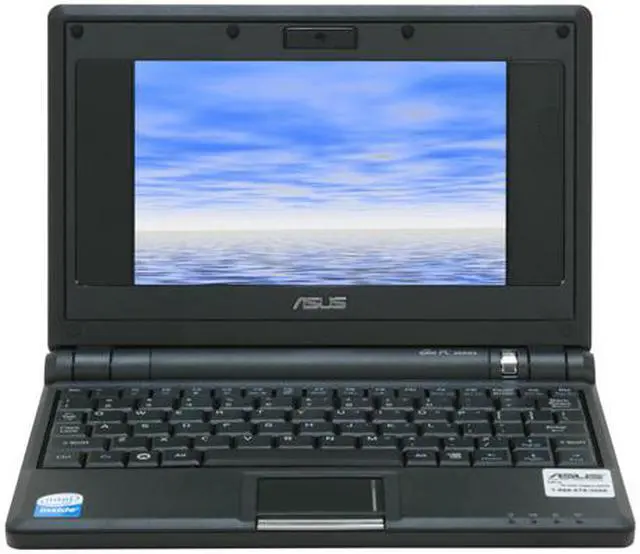 Alt view image 8 of 14 - HP Debranded Eee PC Eee PC 4G – Galaxy Black Intel Mobile CPU 7" WVGA 512MB Memory 4GB SSD NetBook