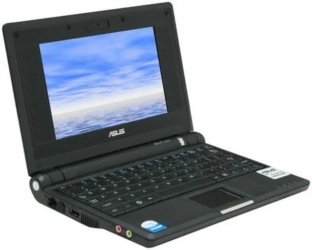 Alt view image 7 of 14 - HP Debranded Eee PC Eee PC 4G – Galaxy Black Intel Mobile CPU 7" WVGA 512MB Memory 4GB SSD NetBook