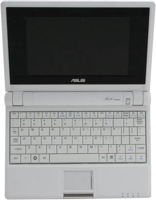 Alt view image 8 of 17 - ASUS Eee PC 4G Surf - Pure White Intel Mobile CPU 7" WVGA 512MB Memory 4GB SSD NetBook