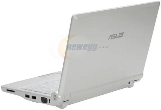 Alt view image 3 of 14 - ASUS Eee PC 8G - Pearl White Intel Mobile CPU 7" WVGA 1GB Memory 8GB SSD NetBook