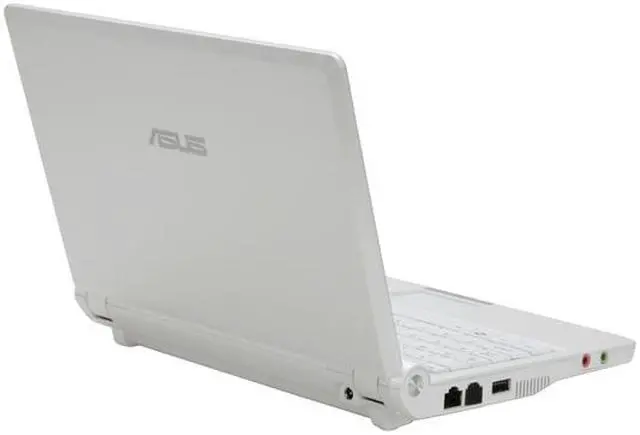 Alt view image 5 of 14 - ASUS Eee PC 8G - Pearl White Intel Mobile CPU 7" WVGA 1GB Memory 8GB SSD NetBook