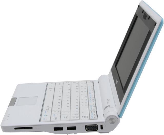Alt view image 9 of 15 - ASUS Eee PC 2G Surf - Sky Blue Intel Mobile CPU 7" WVGA 512MB Memory 2GB SSD NetBook
